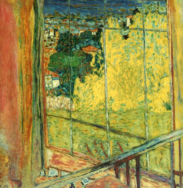L'atelier au mimosa, Peinture de Pierre Bonnard http://a136.idata.over-blog.com/600x616/2/27/06/12/Arts-et-artistes/Coups-de-coeur/Various-Peintres/Pierre-BONNARD/2--Pierre-BONNARD/1939-46-Pierre-Bonnard---L-atelier-au-Mimosa.jpg